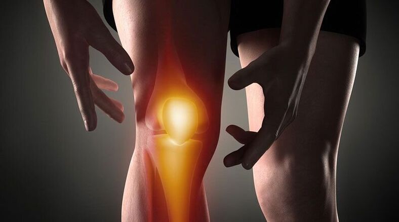 Disorders of metabolic processes in joint structures can cause pain in the knee